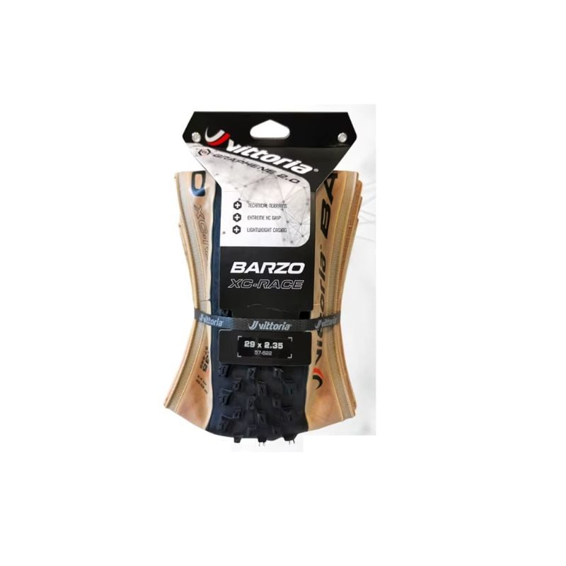 CAUCHO MTB Barzo XC Sport 29x2.25 y 2.35 TLR 1C Full Black Vittoria