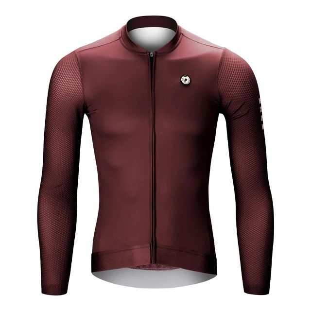 MAILLOT DAREVIE DV187 LONG SLEEVE RED WINE MANGA LARGA