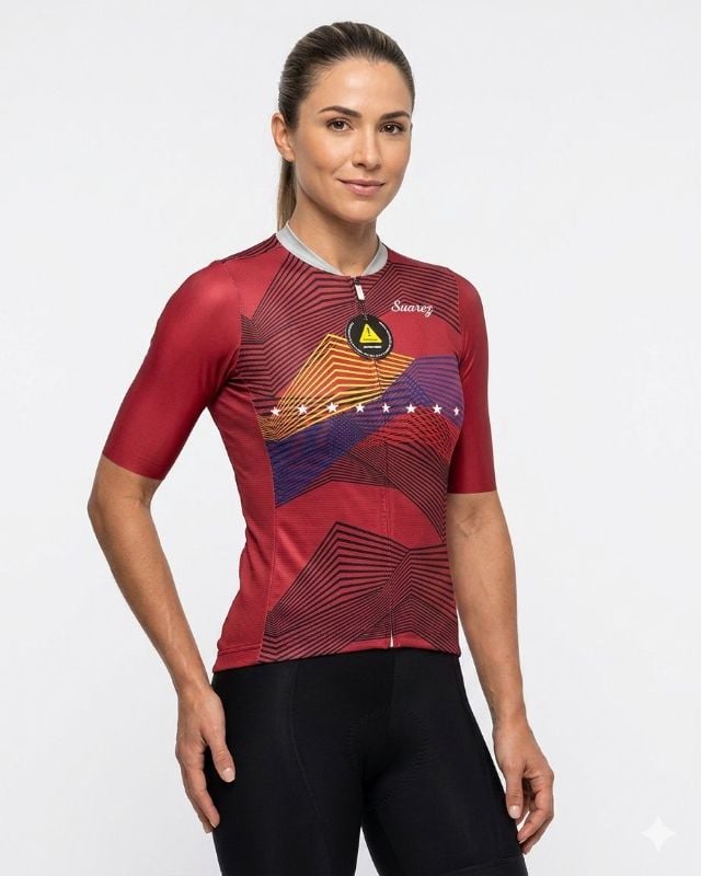 MAILLOT SUAREZ AVANT CD 631 MUJER MANGA CORTA ROJA