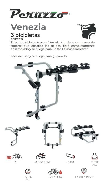 Porta Bicicleta Peruzzo Venezzia