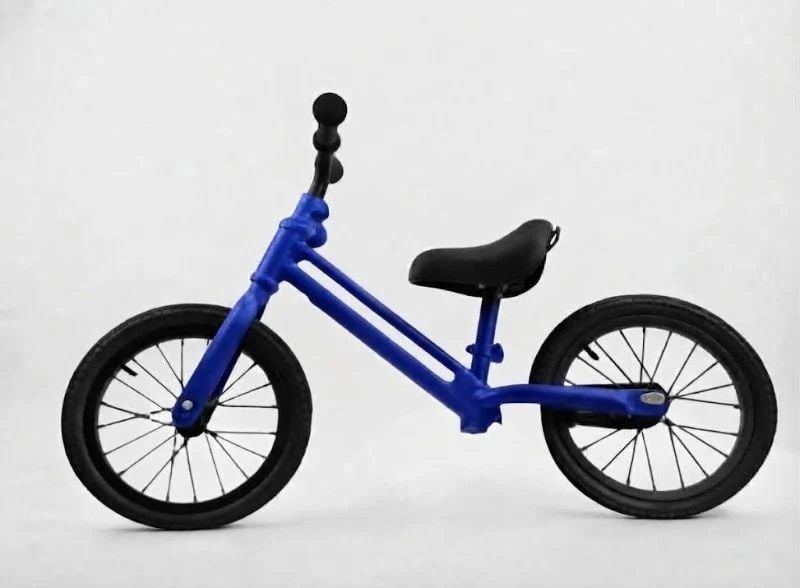 BICICLETA DE BALANCE R12 UM CON LUCES AZUL B12BA