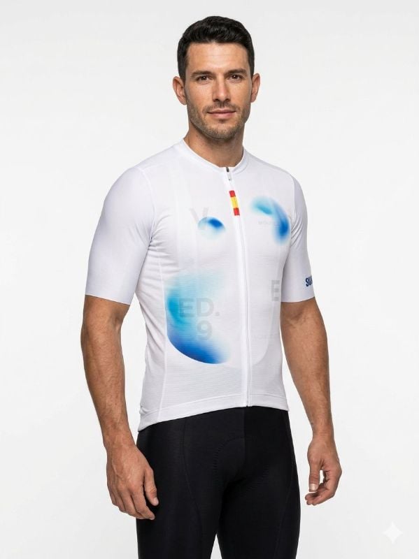 MAILLOT SUAREZ AVANT SHIRT MONTAÑA BLANCO MANGA CORTA