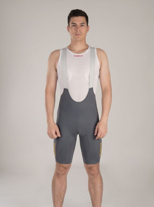 LICRA DAREVIE DVP106-GD LUNEXT BIB SHORTS ITALY ELASTIC INTERFACE WALLONE PAD-GREY