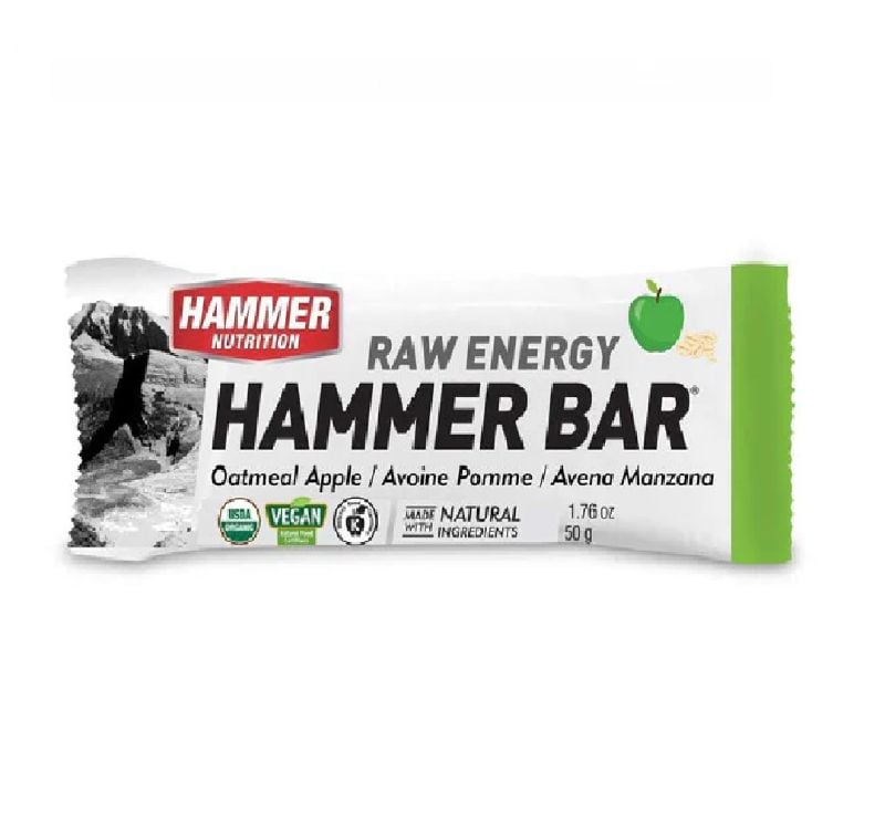 HAMMER BAR RAW ENERGY OATMEAL APPLE
