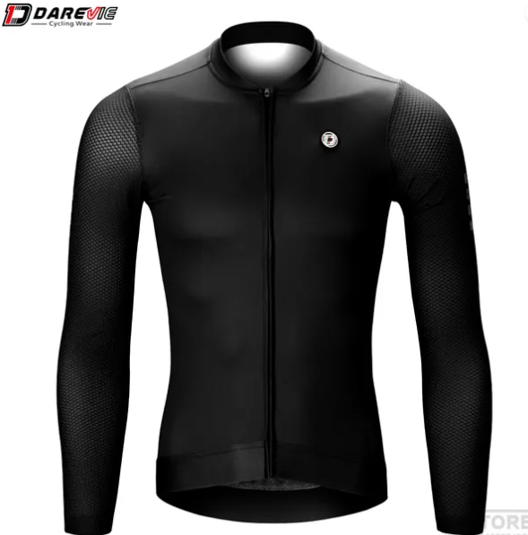 MAILLOT DAREVIE DV187 LONG SLEEVE BLACK MANGA LARGA