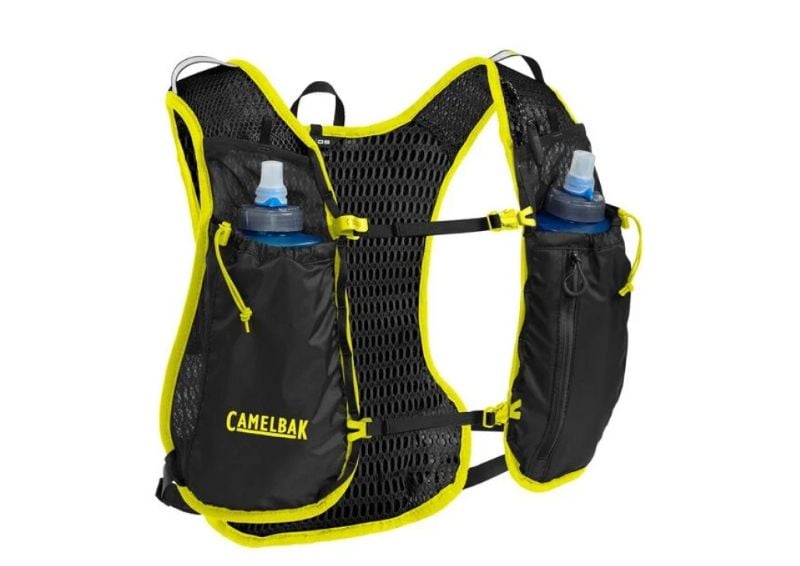 CHALECO TRAIL RUN VEST con dos bidones de 17oz BLACK/SAFETY YELLOW CAMELBAK