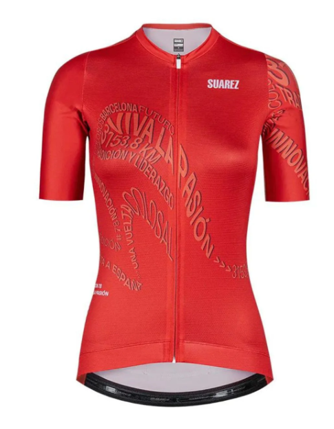 MAILLOT SUAREZ AVANT VIVA LA PASION VE MANGA CORTA ROJO