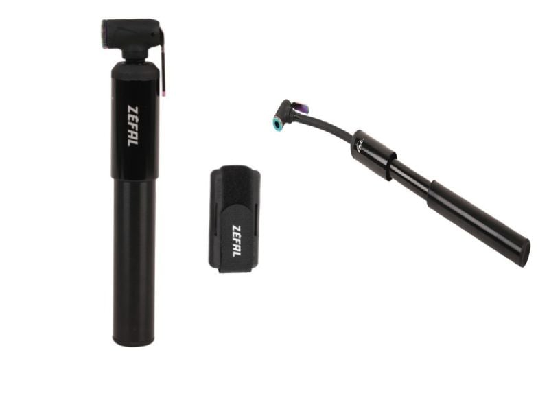 Inflador De Mano MT Mini Aluminio Negra Zefal