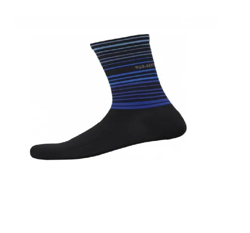 MEDIAS SHIMANO NEGRO CON AZUL
