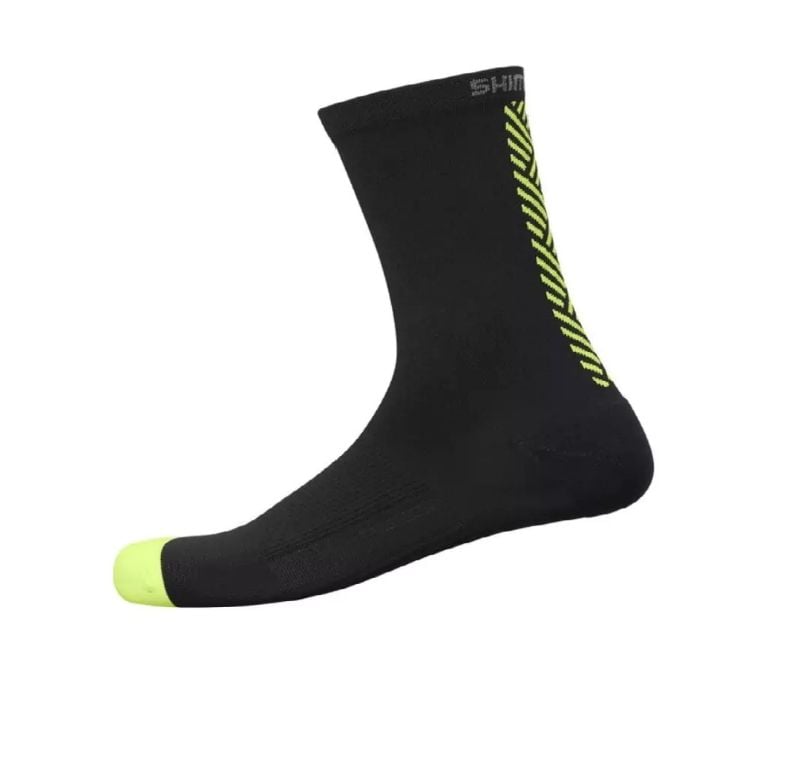 MEDIAS SHIMANO NEGRO CON AMARILLO