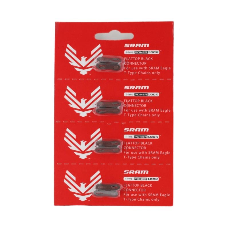CONECTOR DE CADENA SRAM 12V NEGRO FLATTOP T TYPE 12 SPEED (PRECIO POR UNIDAD)