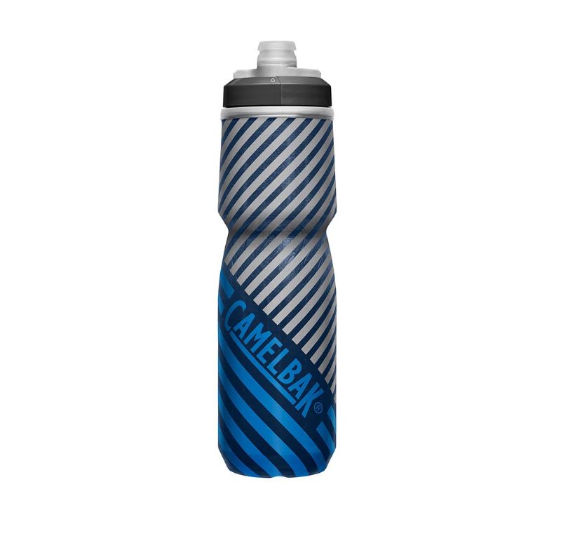 TERMO 24 oz PODIUM CHILL Off Kilter Stripe BLACK/BLUE CAMELBAK