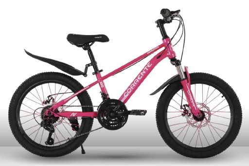 Bicicleta Corrente Orinoco rin 20 rosada con cambios SHIMANO