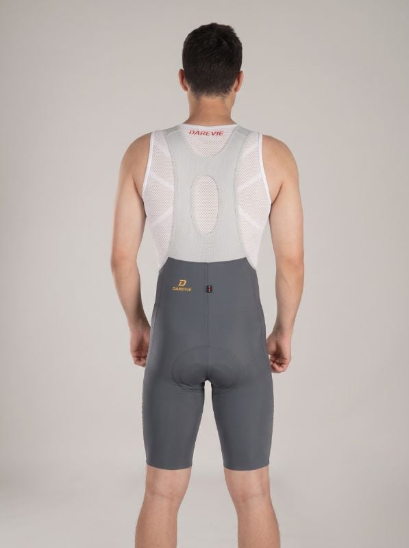 LICRA DAREVIE DVP106-GD LUNEXT BIB SHORTS ITALY ELASTIC INTERFACE WALLONE PAD-GREY