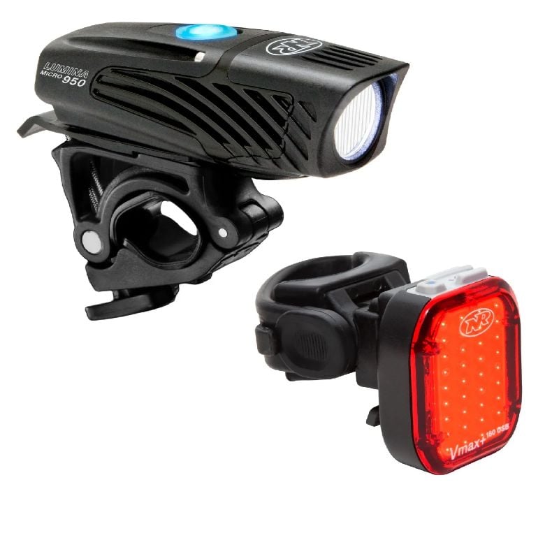 Combo 950 Luz Delantera Lumina Micro 950 y Vmax+ 180 Nite Rider