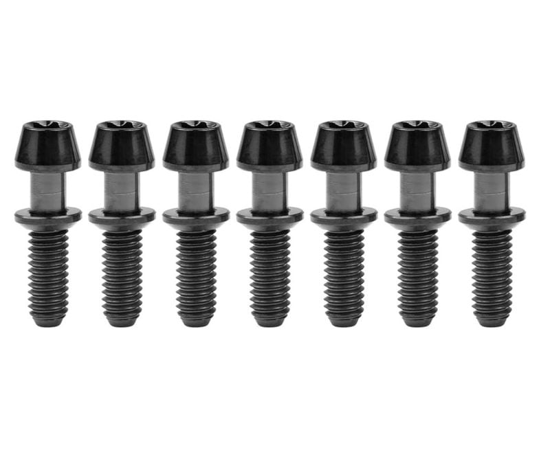 SET DE TORNILLOS ACERO INOXIDABLE TRAIL ONE COMPONENTS BLACK