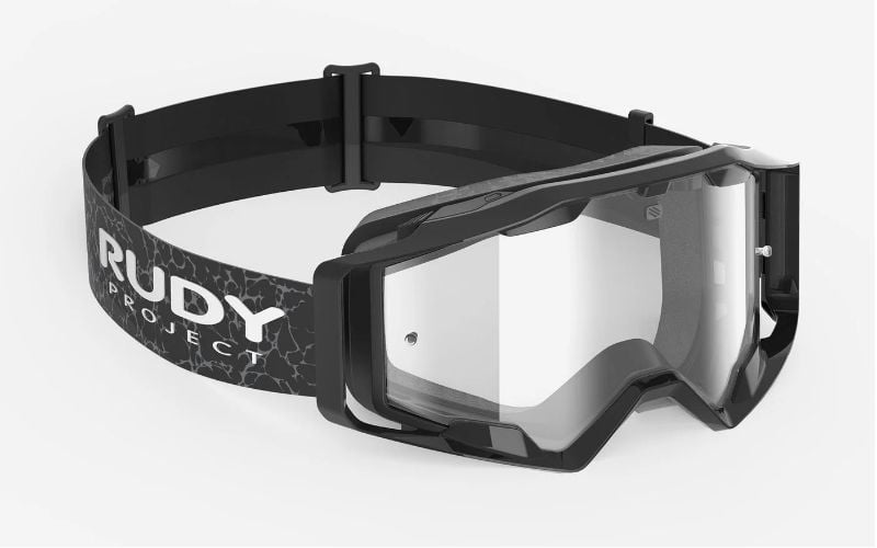 LENTES GOGGLE OVERRIDE Black Gloss Transparent RUDY PROJECT