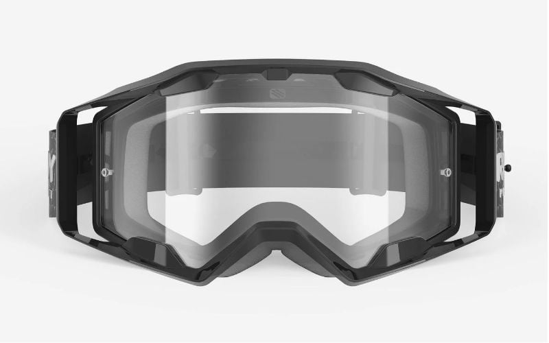 LENTES GOGGLE OVERRIDE Black Gloss Transparent RUDY PROJECT