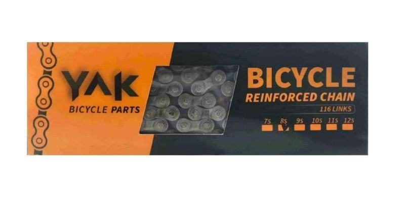CADENA YAK BICYCLE 8S 116 LINKS
