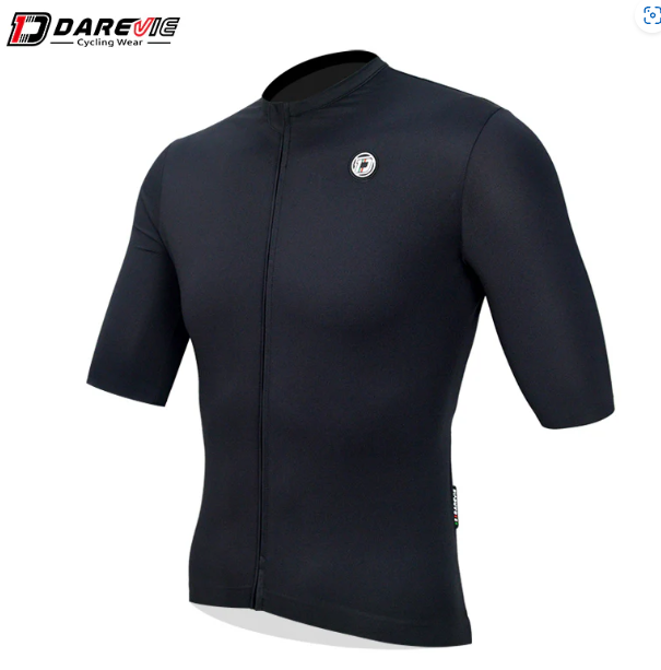 MAILLOT DAREVIE DVJ180 JERSEY BLACK MANGA CORTA