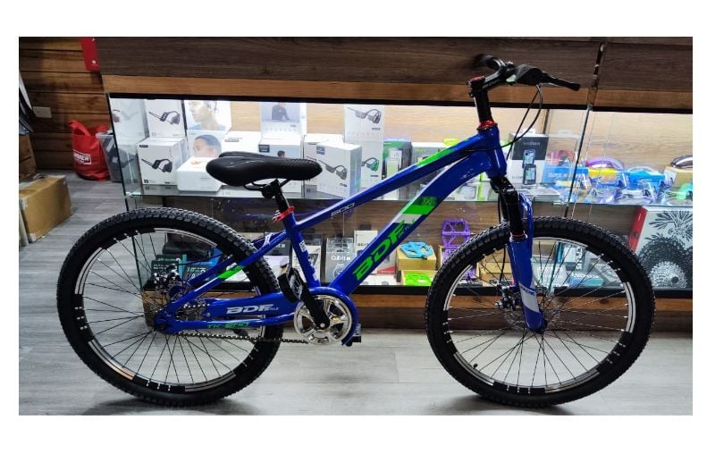 Bicicleta Rim 24 BDF azul con verde