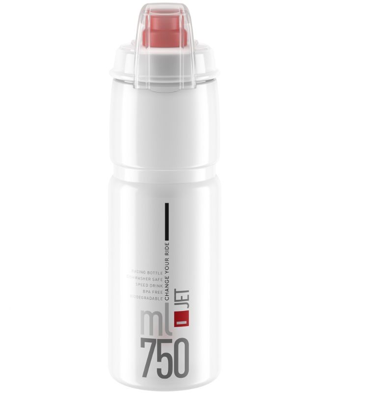 TERMO JET-750ML TRASPARENTE CON ROJO