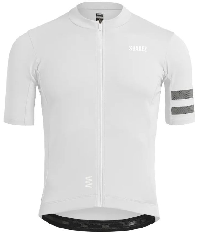 MAILLOT SUAREZ SHORT SLEEVE JERSEY SOLID CHALK 2.3 W
