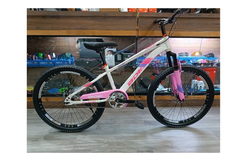 Bicicleta Rim 24 BDF blanco con rosa