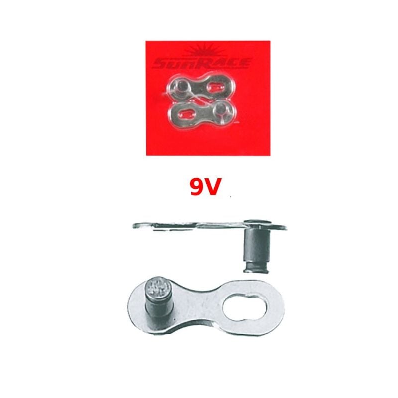 CONECTOR DE CADENA Missinglink 9V Silver CNQ09 1set SunRace