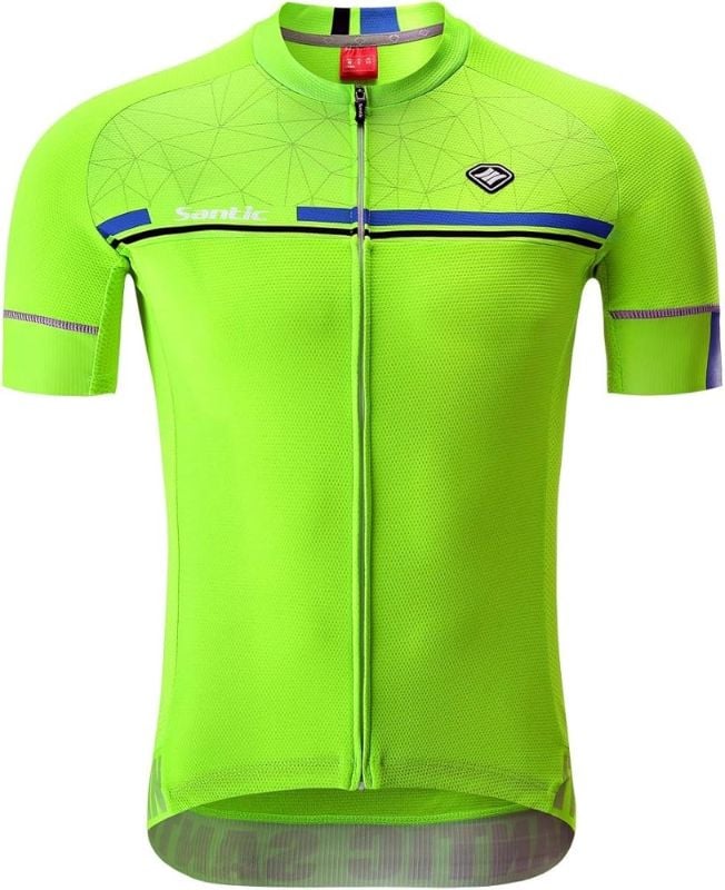 MAILLOT MANGA CORTA SANTIC VERDE