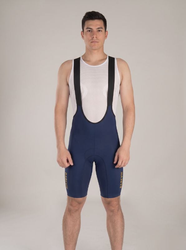 LICRA DAREVIE DVP106-GD LUNEXT BIB SHORTS ITALY ELASTIC INTERFACE WALLONE PAD-BLUE