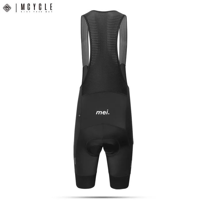 LICRA MK087W WOMAN BIB SHORT WITH RIGHT LEG POCKET-BLACK