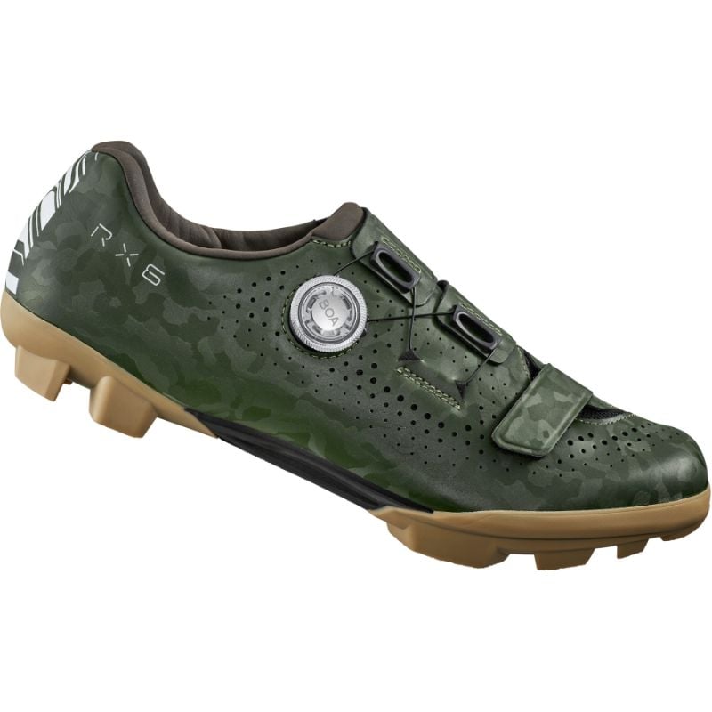 ZAPATO MTB XC GRAVEL SPINNING SHIMANO RX6 VERDE CON BOA L6