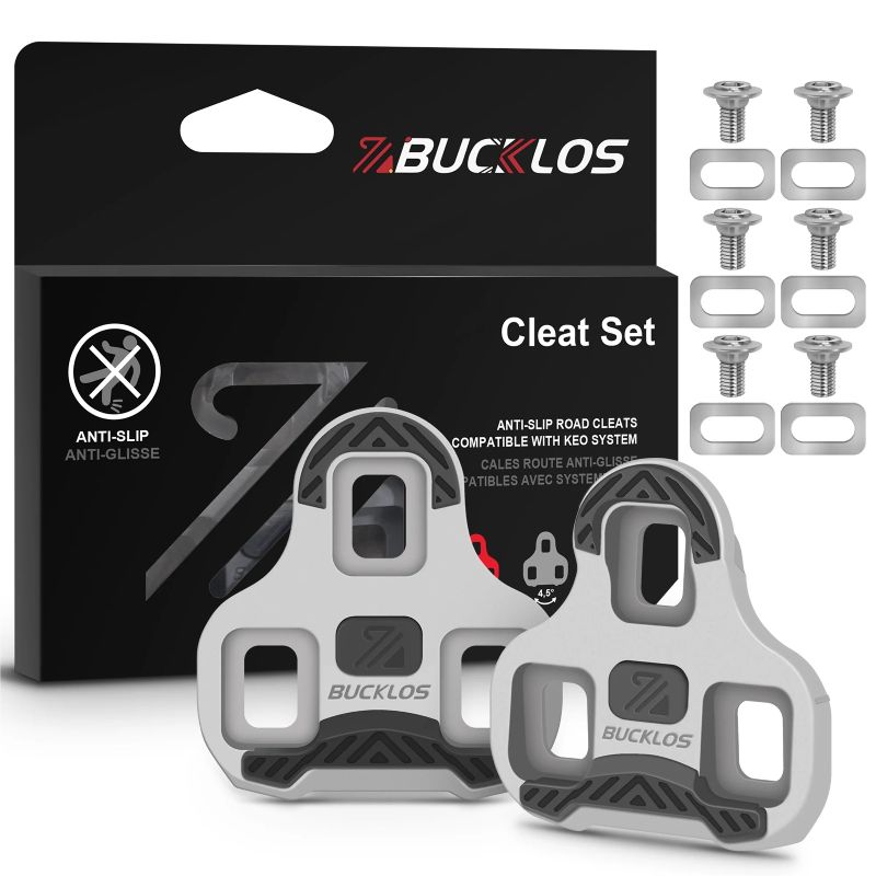 TRABAS BUCKLOS KEO CLEAT SET GRIS