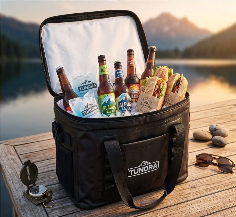 LUNCHERA TERMICA 20LTS NEGRO TUNDRA
