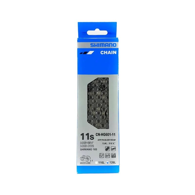CADENA SHIMANO HG601 DE 11V 126 LINKS
