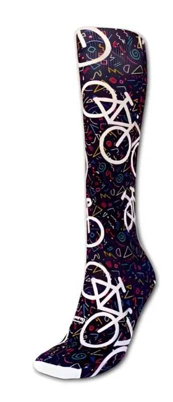 IT SOCKS MEDIAS CICLISMO PURPLLE