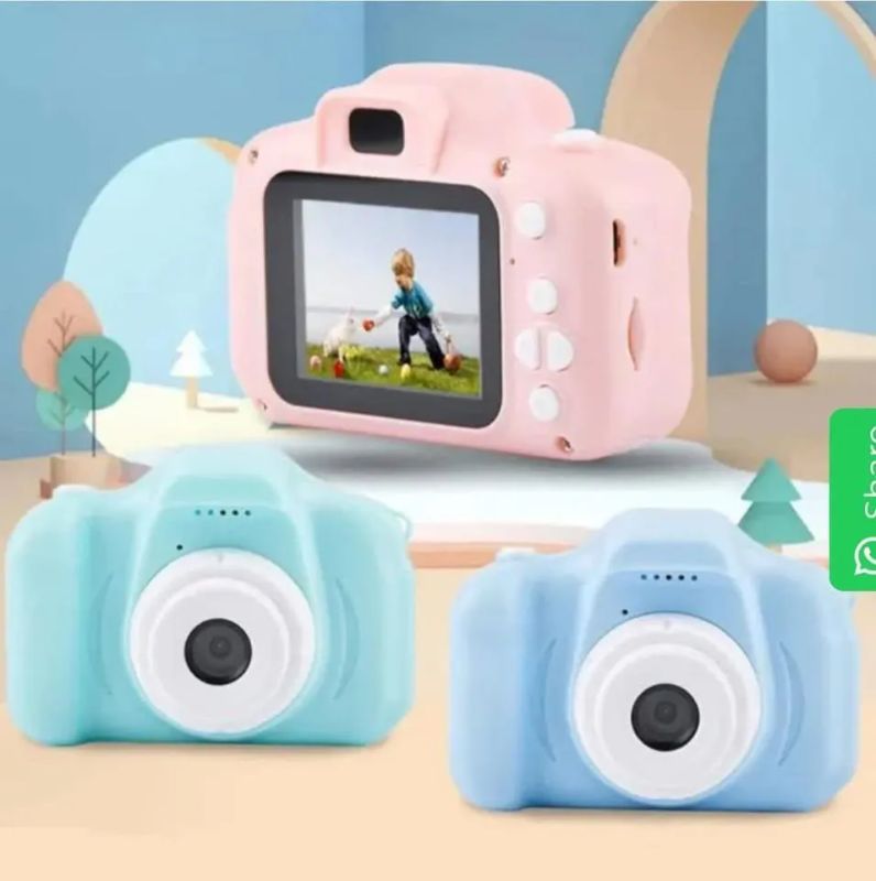 Multicolor Mini Vintage Digital Camera For Kids - 1 Pc