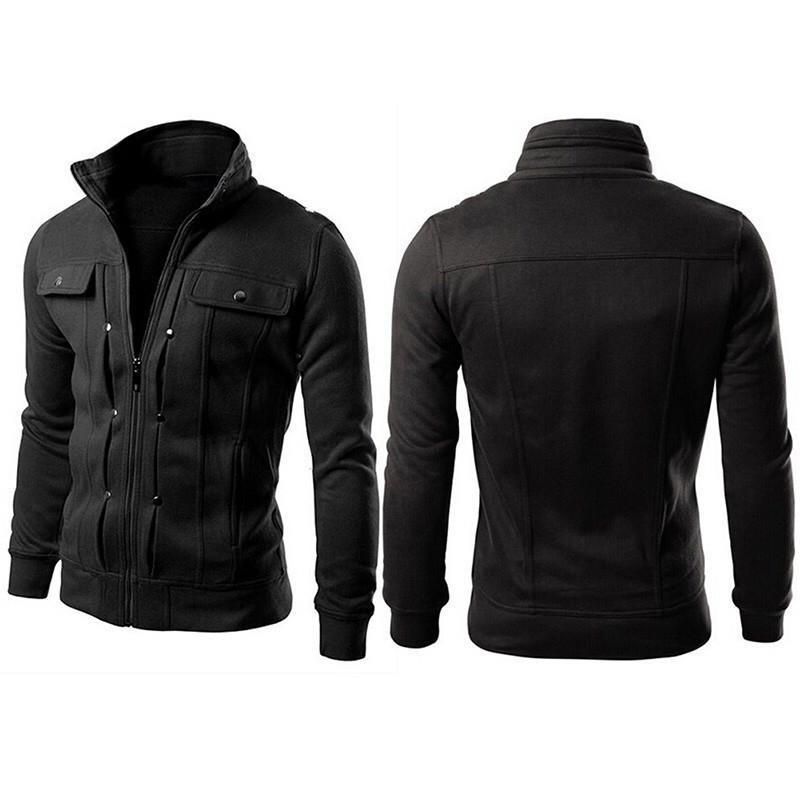 "Men's Black Mexican Style Fleece Jacket – Classic & Comfortable"