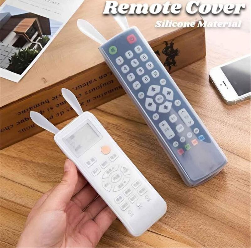 Silicone Remote Control Cover – Soft, Dustproof & Shockproof (Large & Small Sizes)