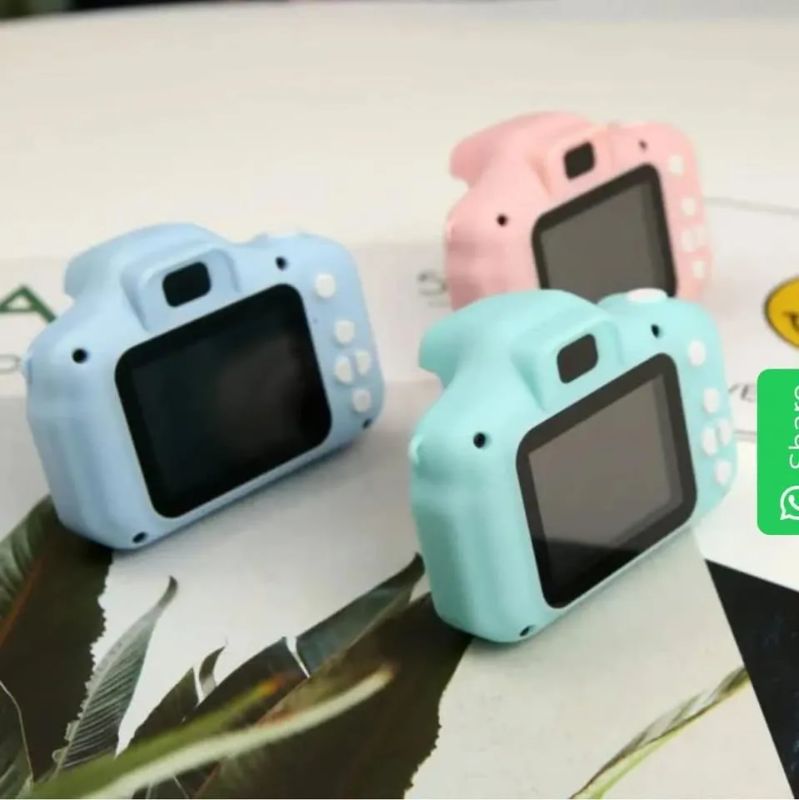 Multicolor Mini Vintage Digital Camera For Kids - 1 Pc