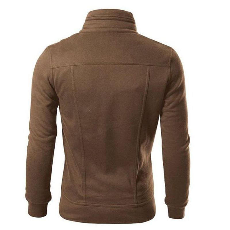 Men’s Premium Fleece Jacket – Brown | Warm, Stylish & Comfortable