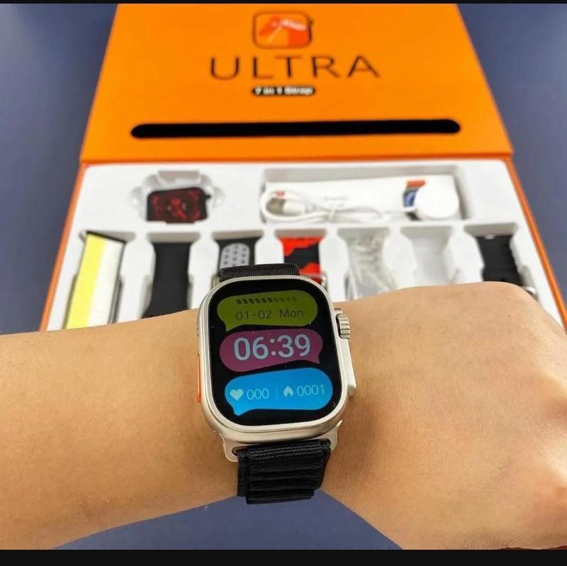 Smart Watch Model - 7 in 1 Health Tracker with Long-Lasting Battery