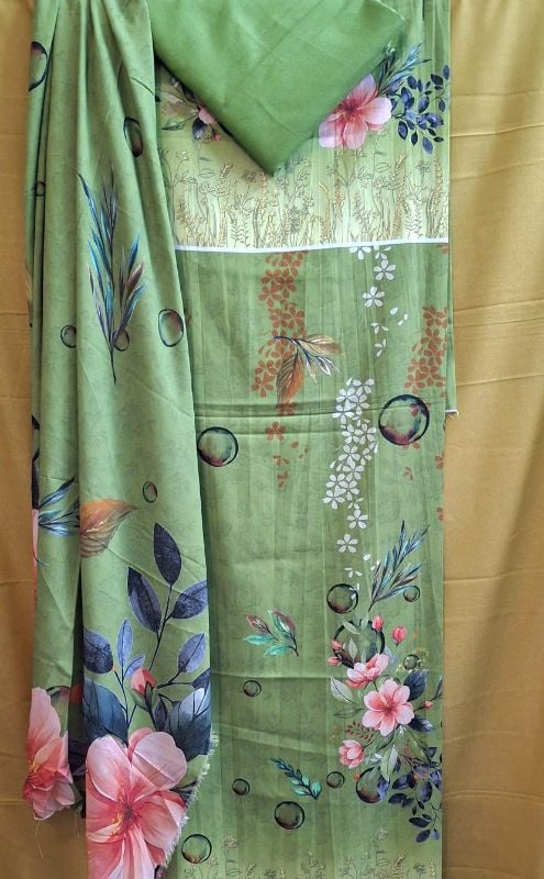 ABC Clasic Karandi / Winter Collection / 3 Piece Suit- Light Green