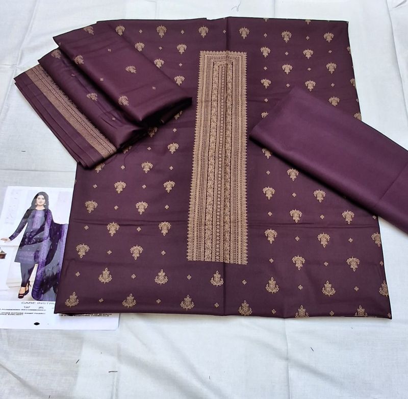Marina Wool Winter Collection / 3 Piece Suit - Maroon / Purple