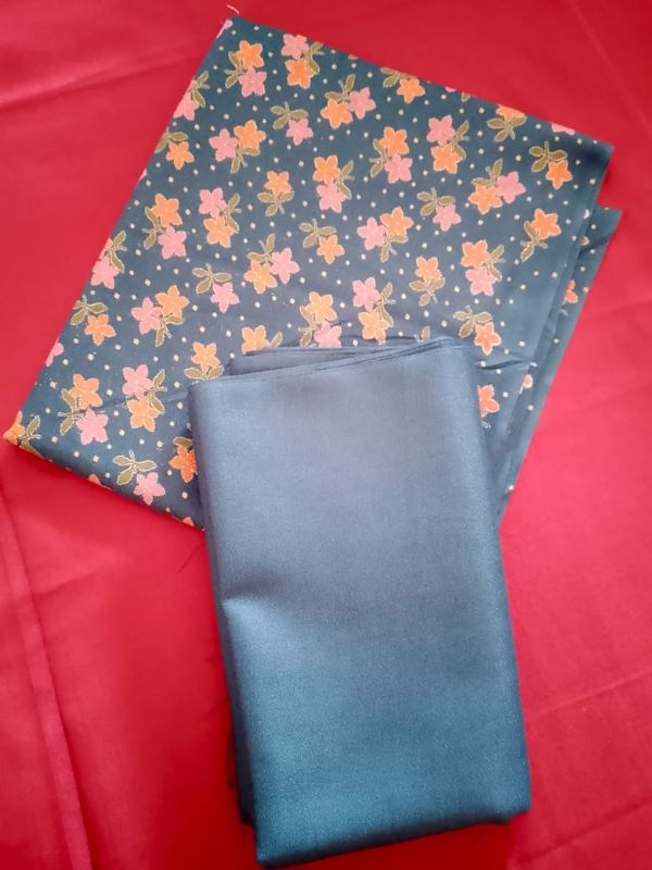 ABC Clasic Dhanak / Winter Collection / 2 Piece Suit- Grey / Peach