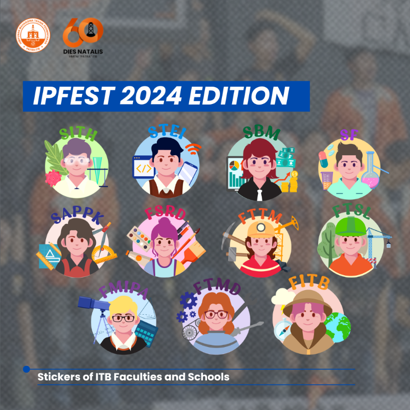 Sticker of ITB Faculties &Schools
