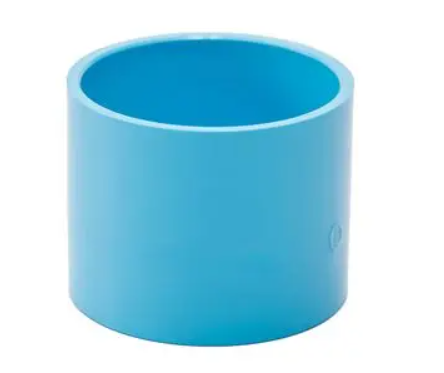PVC ข้อต่อตรงบาง ขนาด 4 นิ้ว สีฟ้า_21002123