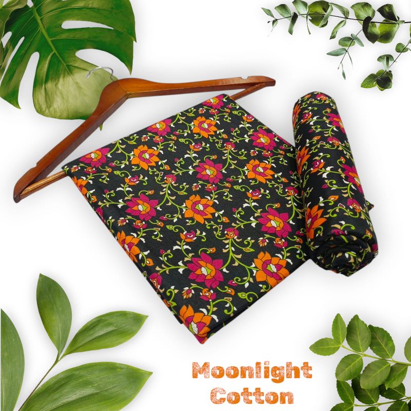 2 Pcs Women's unstitched Moonlight cotton