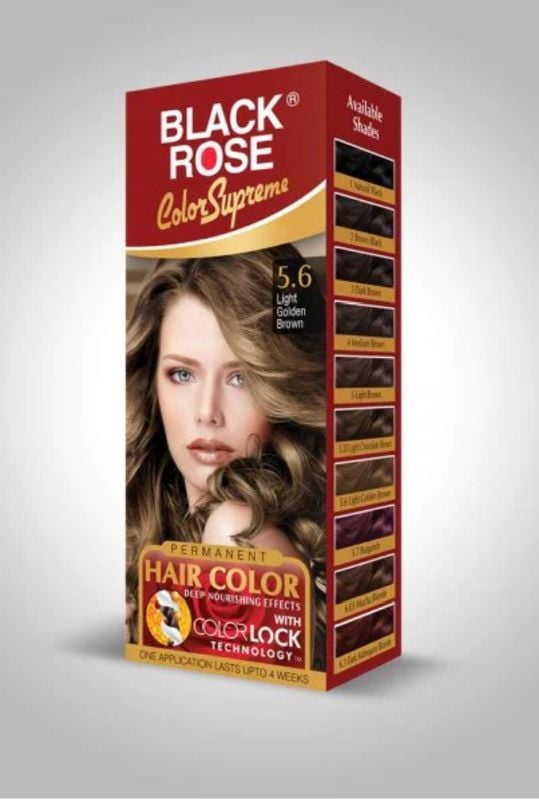 Black Rose Color Supreme Hair Color – 5.6 Light Golden Brown